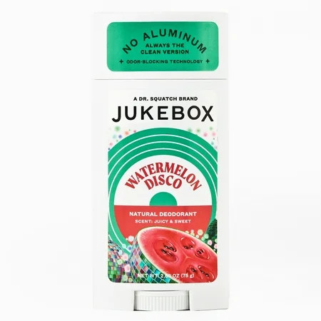 Jukebox Watermelon Disco Natural Deodorant Aluminum Free Deodorant for Women, 2.65 oz | Walmart (US)