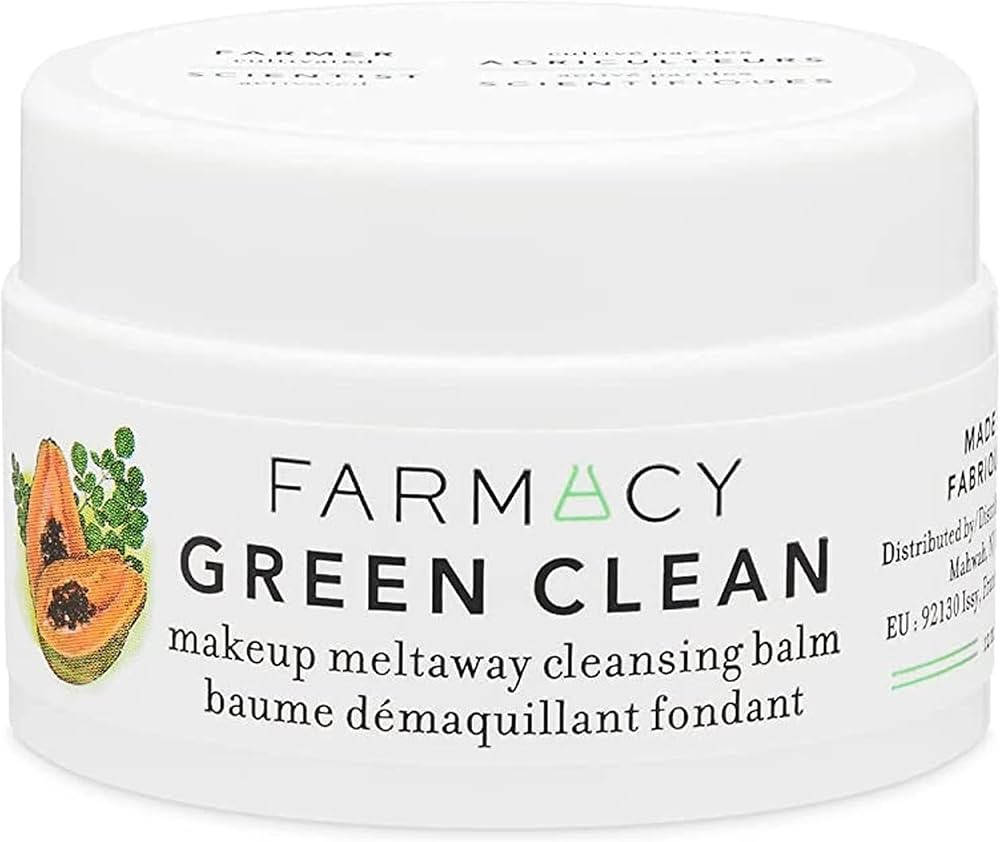 Farmacy Makeup Remover Cleansing Balm - Green Clean Waterproof Makeup Remover + Oil Based Cleanse... | Amazon (US)