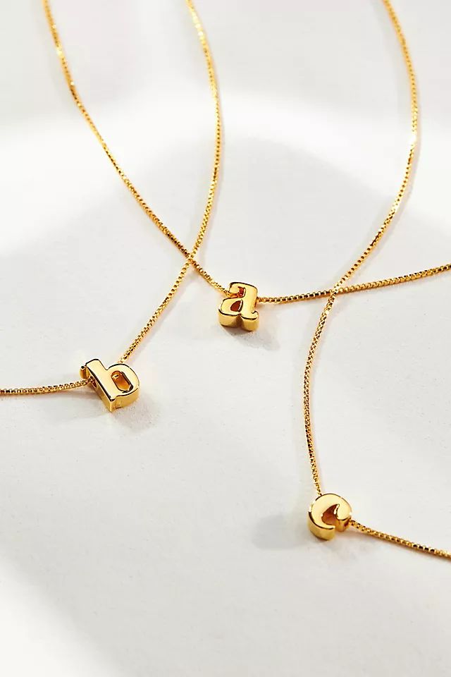 Mini Monogram Necklace | Anthropologie (US)