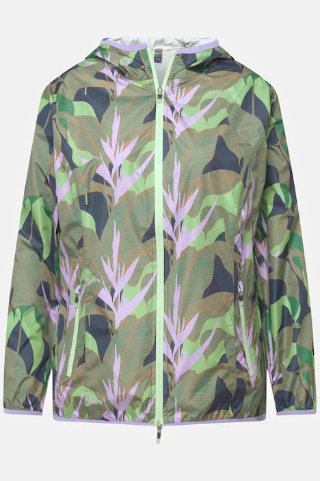 HYPRAR Bird-of-Paradise Print Windbreaker | Functional Jackets | Jackets | Ulla Popken - US & CA