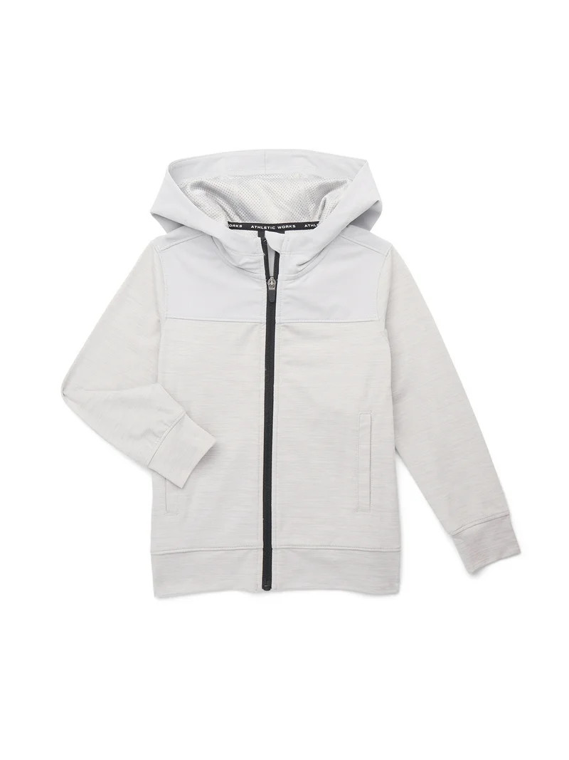 Athletic Works Boys Knit Performance Jacket, Sizes 4-18 - Walmart.com | Walmart (US)