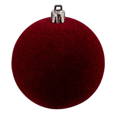Holiday Living 8 -Pack Red Ball Standard Indoor Shatterproof Ornament set | Lowe's