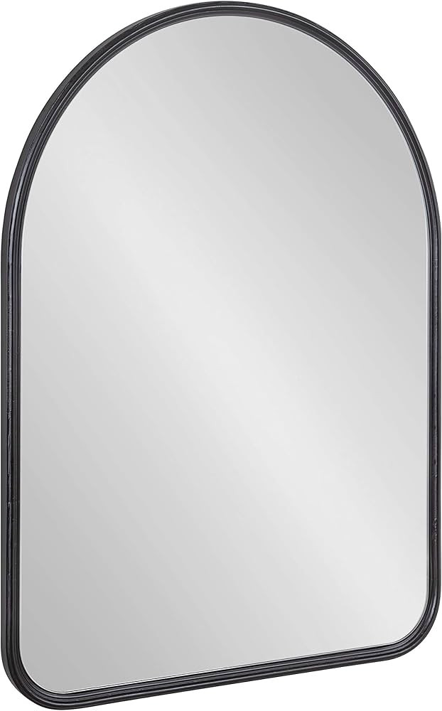 Kate and Laurel Caskill Midcentury Arched Wall Mirror, 18 x 24, Black, Decorative Modern Mirror f... | Amazon (US)