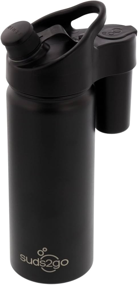 Suds2Go Portable Stainless Steel Water Bottle and Hand Wash System (20oz) - Double Walled and Vac... | Amazon (US)