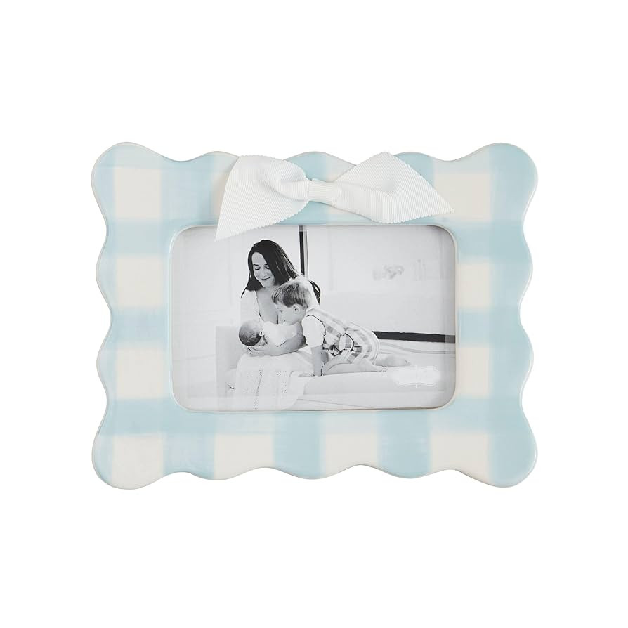 Mud Pie Horizontal Blue Bow Frame; 9" x 7" | Amazon (US)