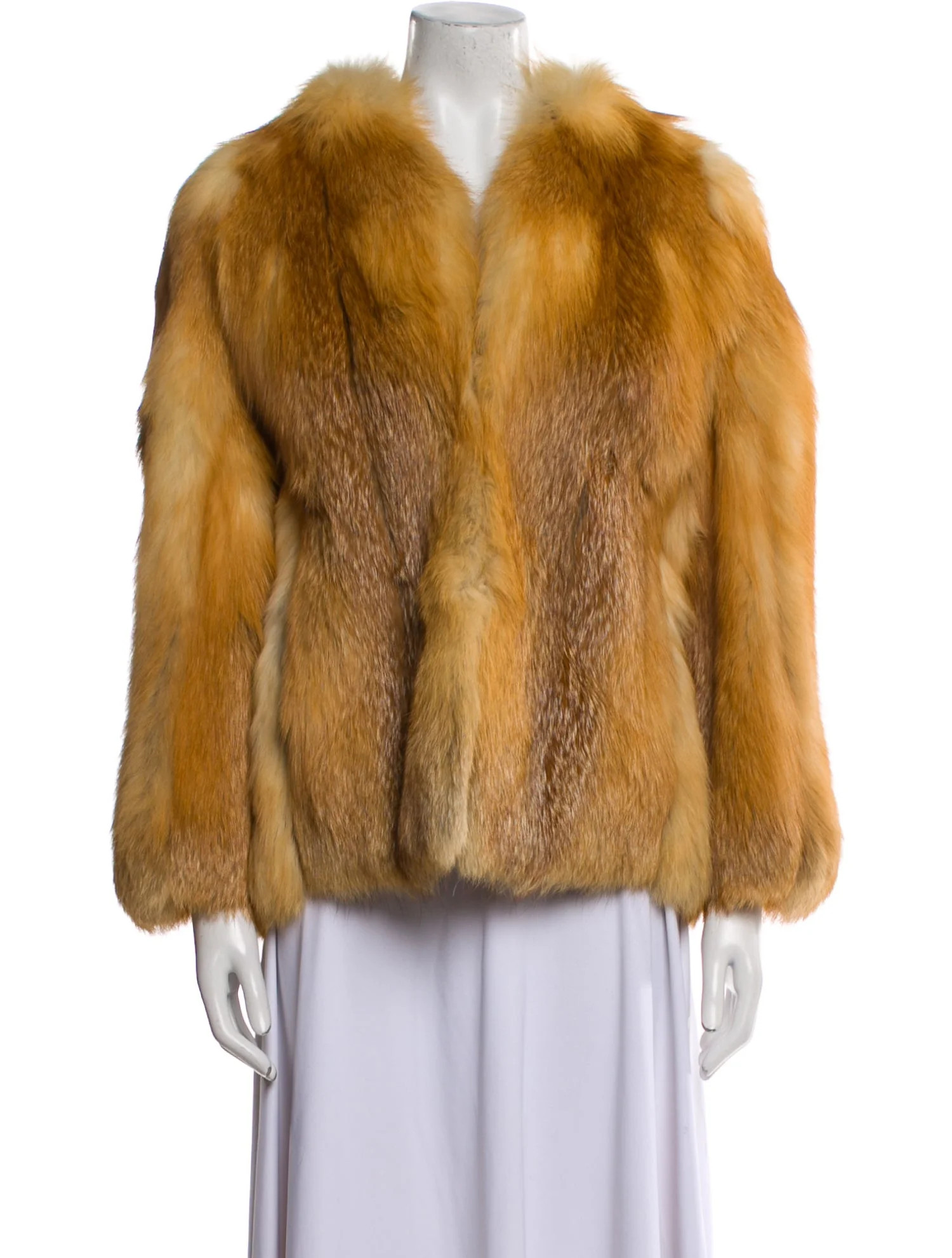 Vintage Red Fox Fur Jacket | The RealReal