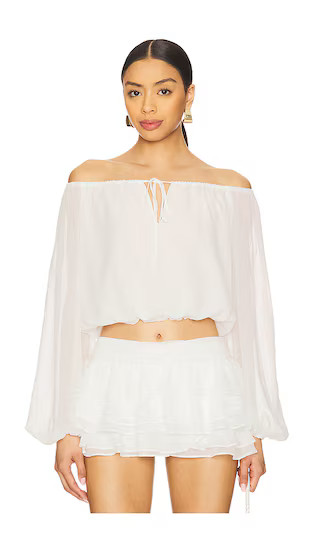 Dallas Top in Ivory | Revolve Clothing (Global)