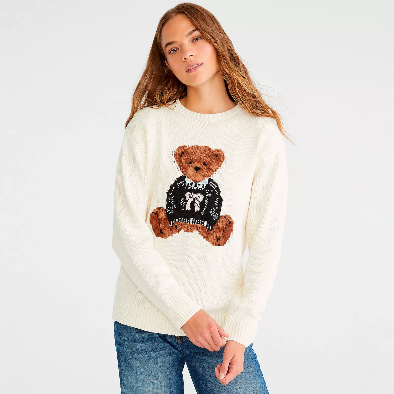 Juniors' Aeropostale Teddy Crew Sweater | Kohl's