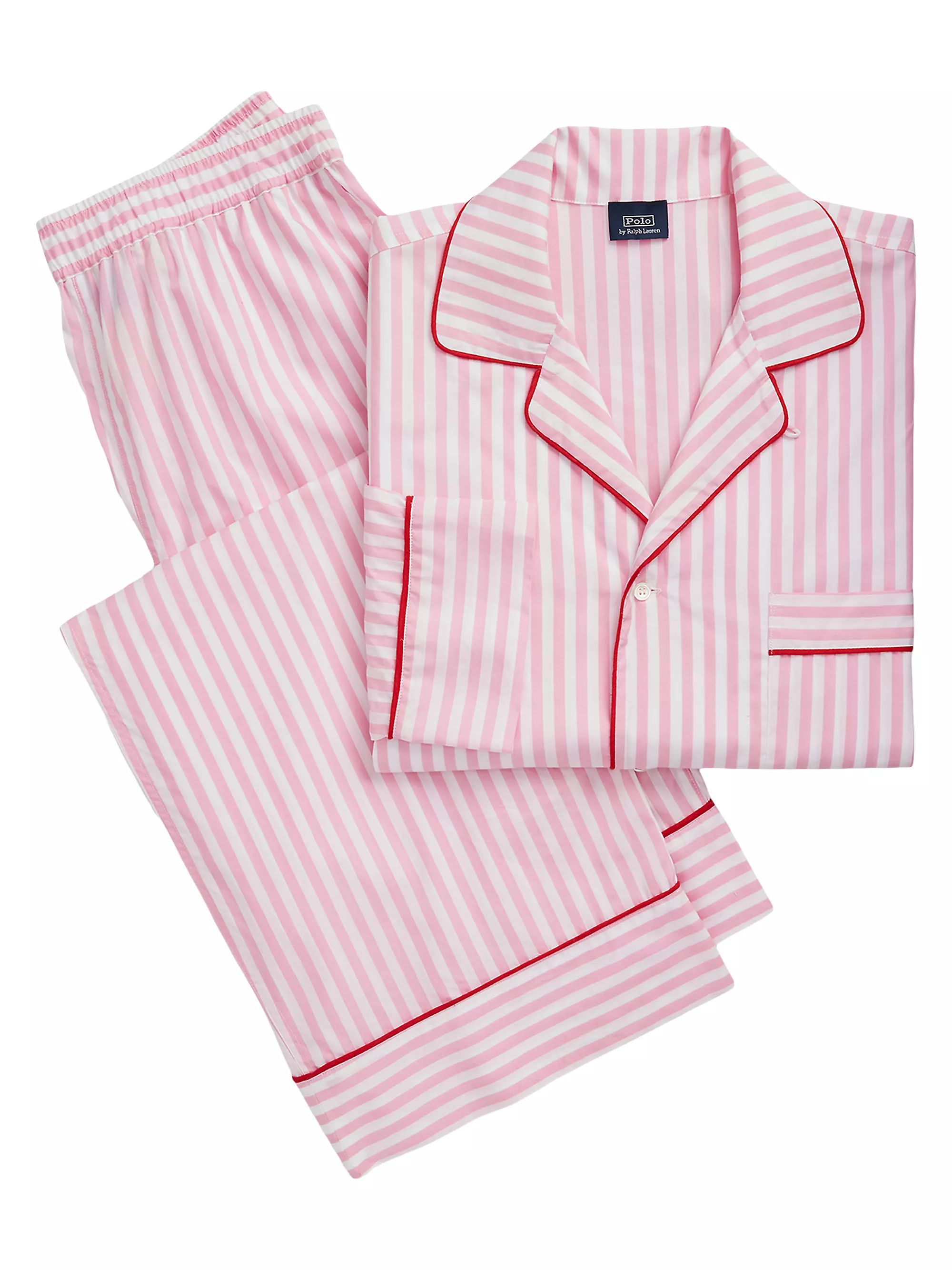 Striped Cotton Two-Piece Pajama Set | Saks Fifth Avenue