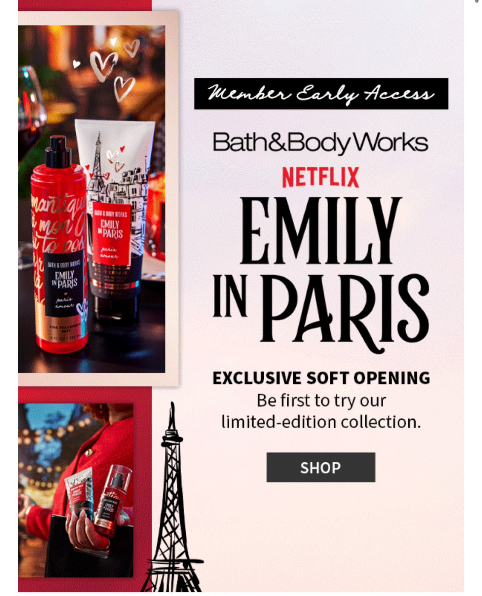 Emily in Paris bath & body works collab, Christmas gifts for her, grandmillennial Christmas gifts 

#LTKBeauty #LTKHome #LTKGiftGuide
