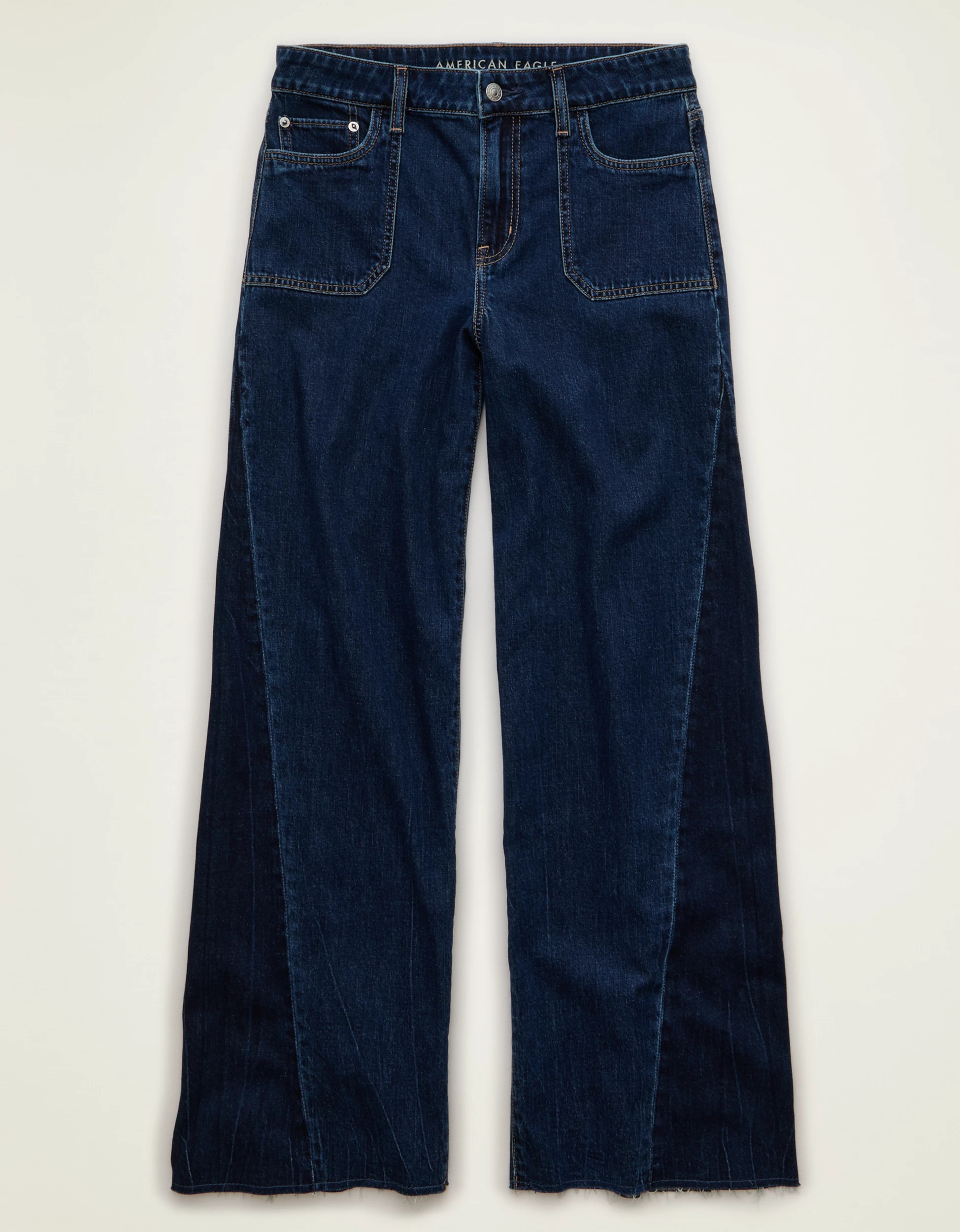 AE Super High-Waisted Baggy Wide-Leg Jean | American Eagle Outfitters (US & CA)