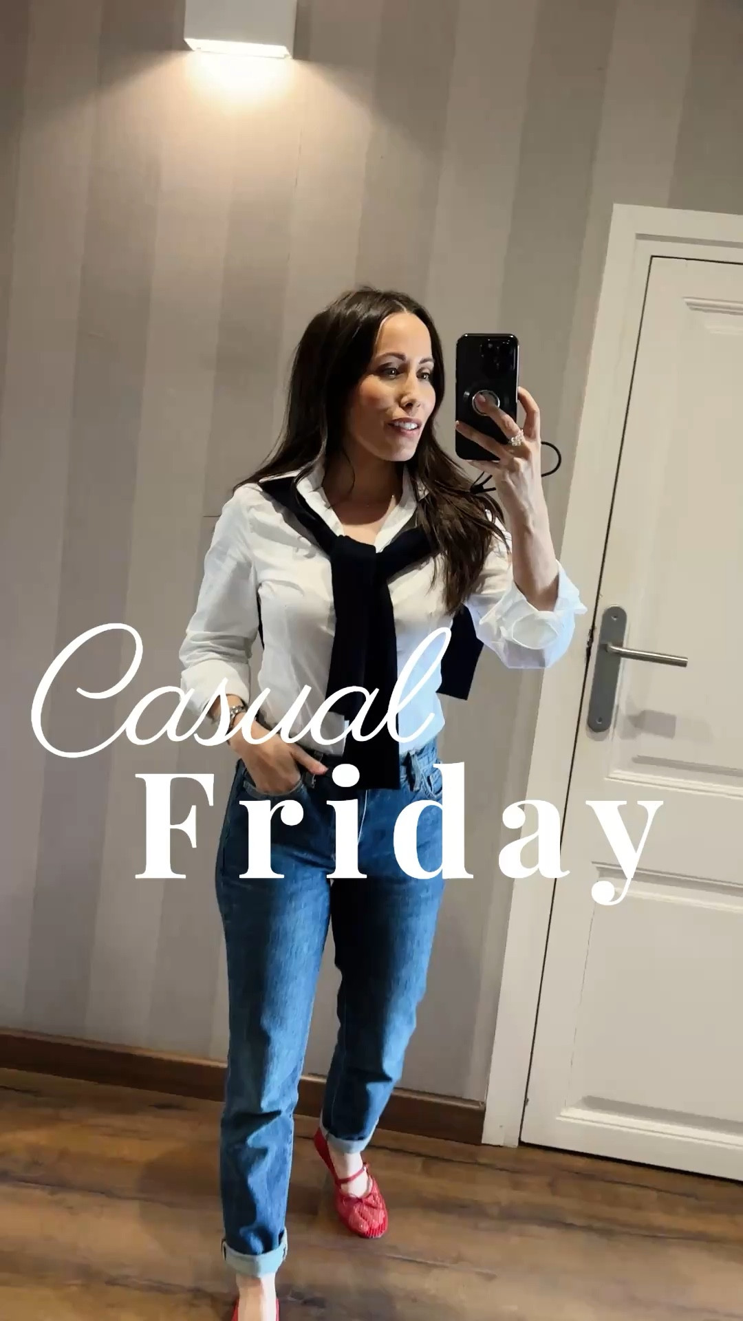 Anyone else not the biggest fan of belts? Added this classic fitted (as much as a petite gal can wish to find “fitted”) white collared shirt in an XS from Mango to my workwear wardrobe recently. Also love these Mango ‘Claudia’ jeans. They have the perfect amount of stretch and a good size pocket on the bum with no tears or too much fading so I can wear them into the office with a more professional top half.

#LTKWorkwear #LTKStyleTip #LTKPetite