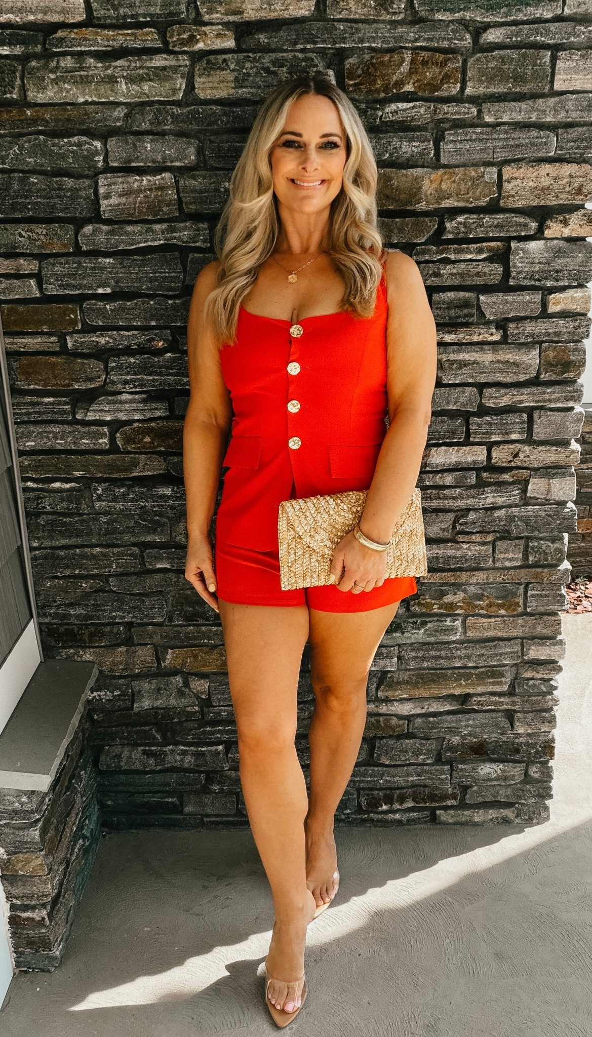 New Launch today!! This cute one piece is perfect for a summer! Wearing a small 

Use my code APRILSHOP35 for 35% off!

#LTKOver40 #LTKootd #LTKSeasonal