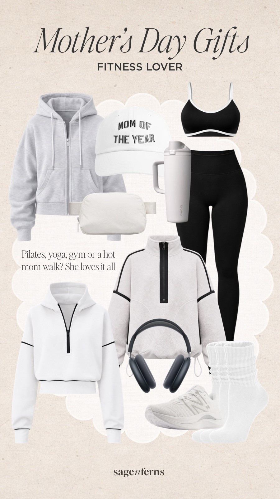 Mother’s Day gift ideas for the fitness lover 🤍 Matching workout set, cozy pullovers, sneakers, gym accessories, hot mom walk essentials, and everyday activewear she’ll love. Perfect gifts for moms who love Pilates, yoga, walking, and wellness. #LTKGiftGuide #MothersDayGifts #FitnessGifts #ActivewearFinds #LTKStyle

#LTKActive #LTKootd #LTKMothersDay