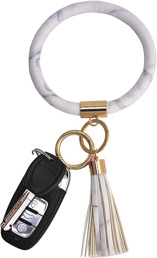 Coolcos Portable Arm House Car Key Ring Holder, Easy Slip On/Off Wrist Arm Wristlet Keychain Keyr... | Amazon (US)