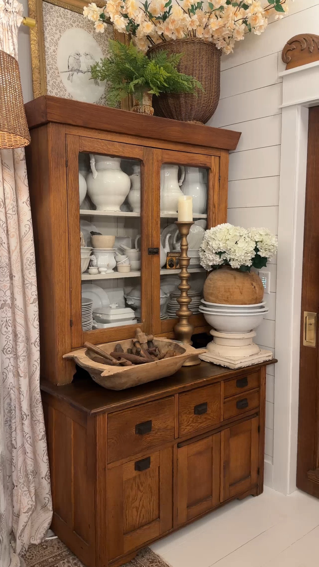 This bundle of four tall-stem hydrangeas are real touch and look beautiful in our everyday home decor.  

 #LTKSeasonal #LTKHome