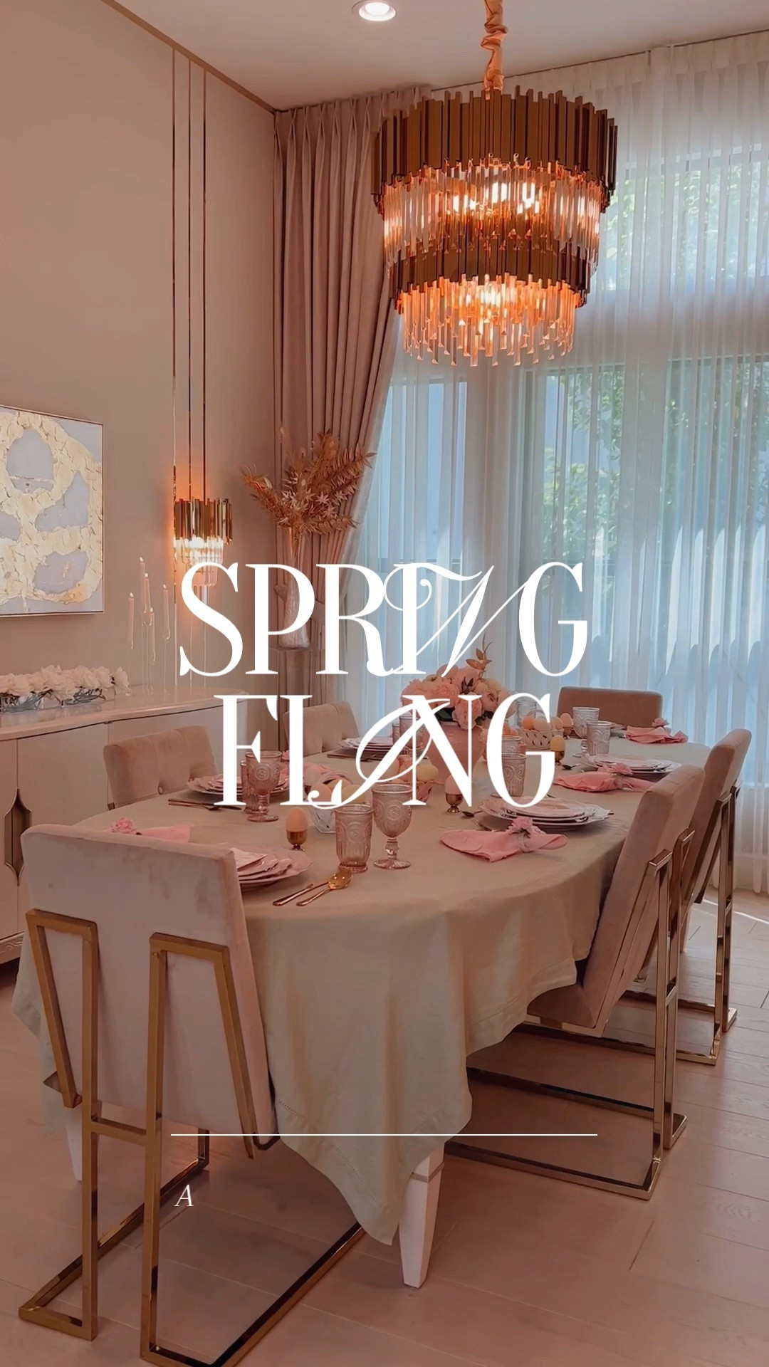 Hey there! As someone who loves to bring a touch of class and refinement to everyday life, Easter is one of my favorite occasions to showcase my creative flair. It's a time for renewal, new beginnings, and tables that are just begging to be decorated with the most exquisite of displays.
This year, I decided to incorporate the timeless symbol of eggs into my Easter table setting. These little gems embody the promise of new life and fresh starts - the perfect embodiment of the Easter spirit.
I chose a playful pastel color scheme, starting with a luxurious green linen tablecloth made of natural fibers, then adding glittery yellow eggs, and stunning pink plates that add a touch of elegance and sophistication to the table. To complete the look, I incorporated vintage pink glasses, a beautiful white and pink peony centerpiece, and gold flatware - each piece adding a unique and stylish touch to the overall aesthetic.
I'm looking forward to a wonderful celebration filled with warmth, happiness, and a touch of class. Let the Easter festivities begin!

#LTKhome #LTKSeasonal