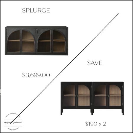 Sunday savings with this Hattie sideboard from Arhsus. Put two of the Bedford 2 door accent cabinets from target for threshold together to get the same look and save thousands! 

#LTKCyberWeek #LTKhome #LTKsalealert