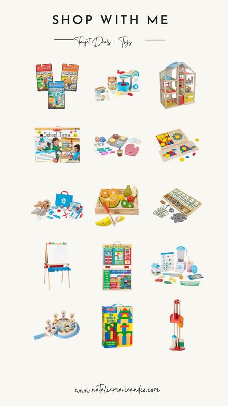 Target deals are a perfect time to get ready for the holidays, these are of our favorite Melissa & Doug toys. I love an open ended toy!