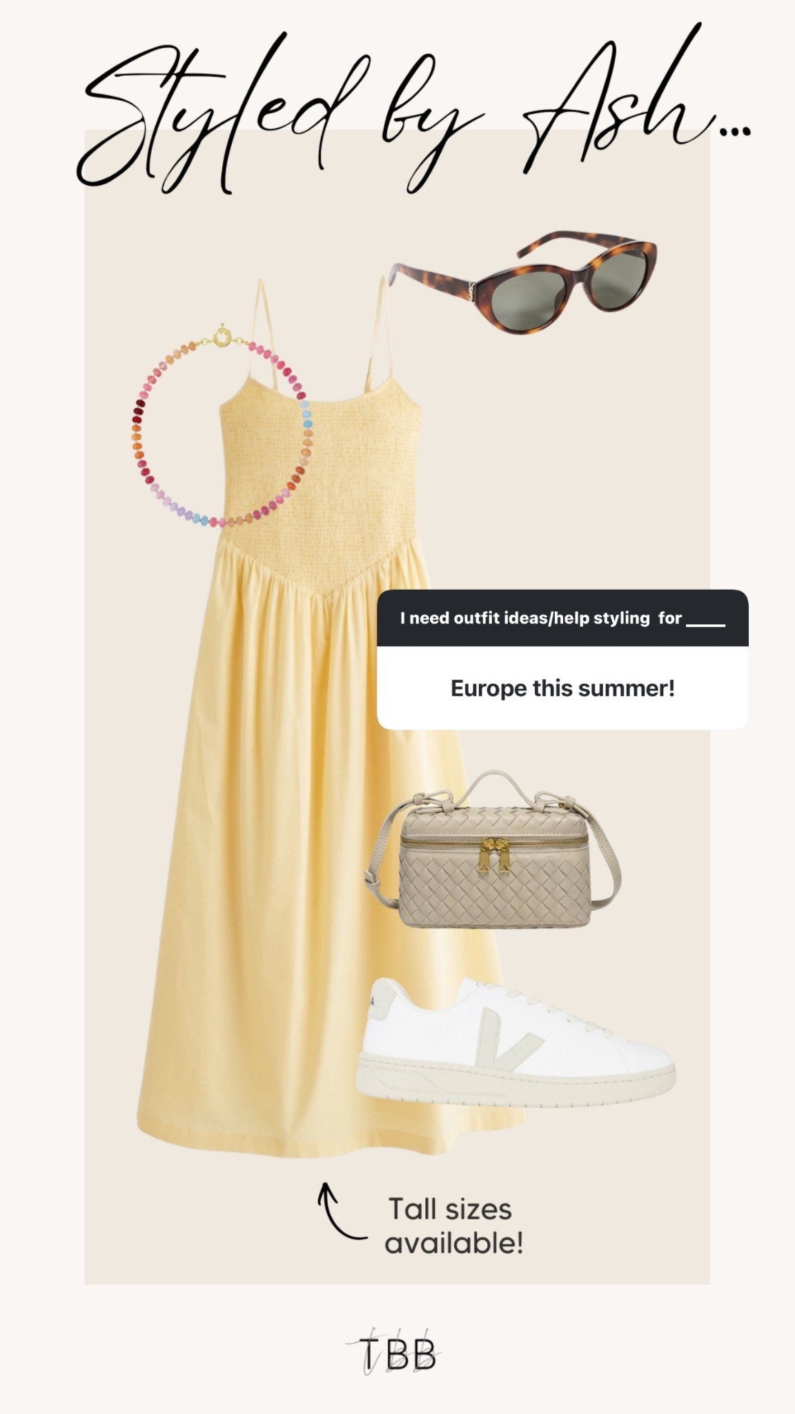 Outfit idea for Europe in the summer! These sneakers are perfect for walking around all day.

#LTKootd #LTKTravel #LTKTall