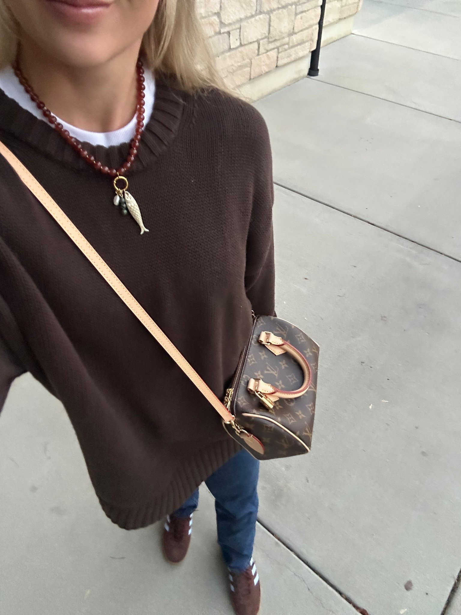 Today’s OOTD 🎣
My fish necklace is out of stock so I found a look alike 🤎

#LTKTall #LTKootd #LTKmomlife