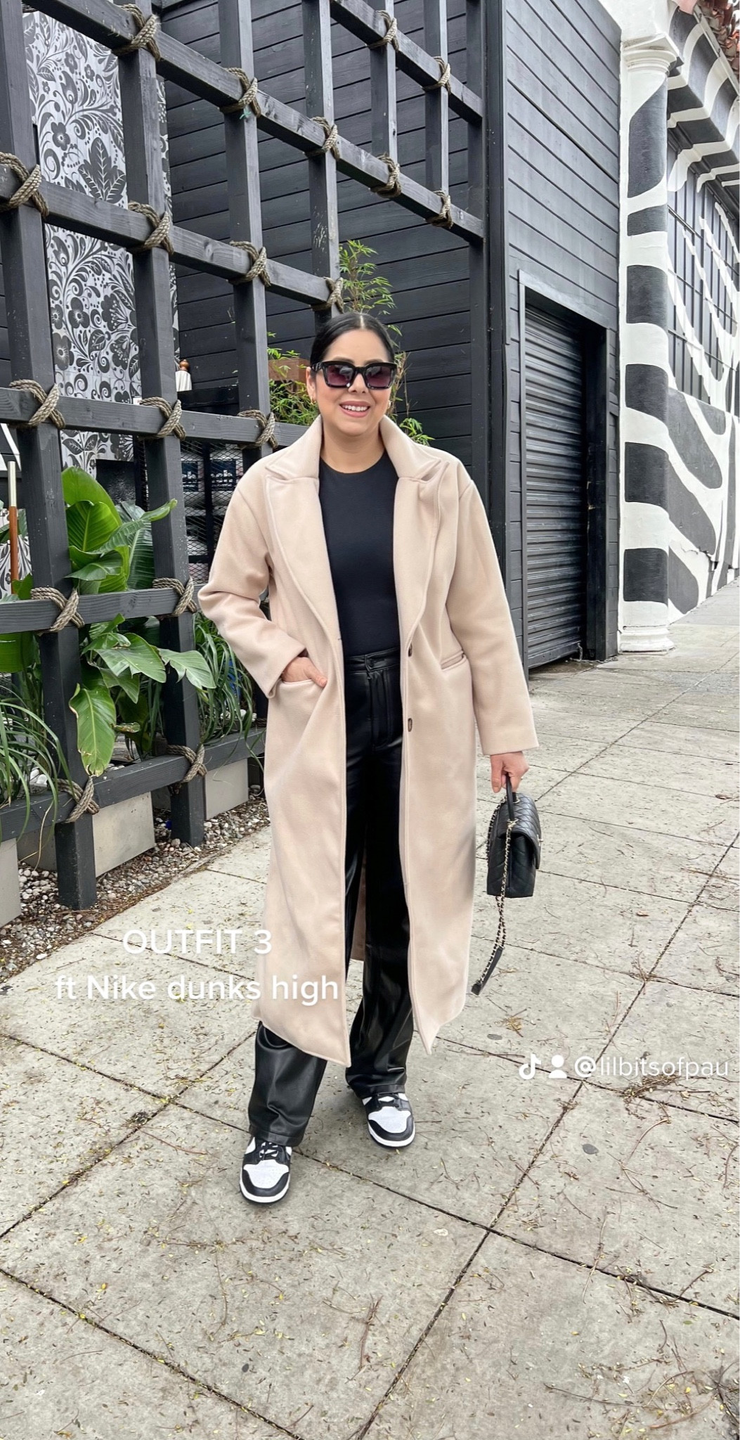 Panda dunks high paired with faux leather relaxed pants, Abercrombie relaxed pants, Casual style

#LTKSeasonal #LTKstyletip #LTKshoecrush