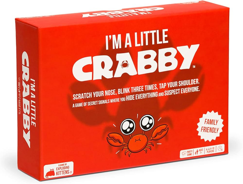 Exploding Kittens Presents: I'm A Little Crabby - A Game of Secret Signals Where You Hide Everyth... | Amazon (US)