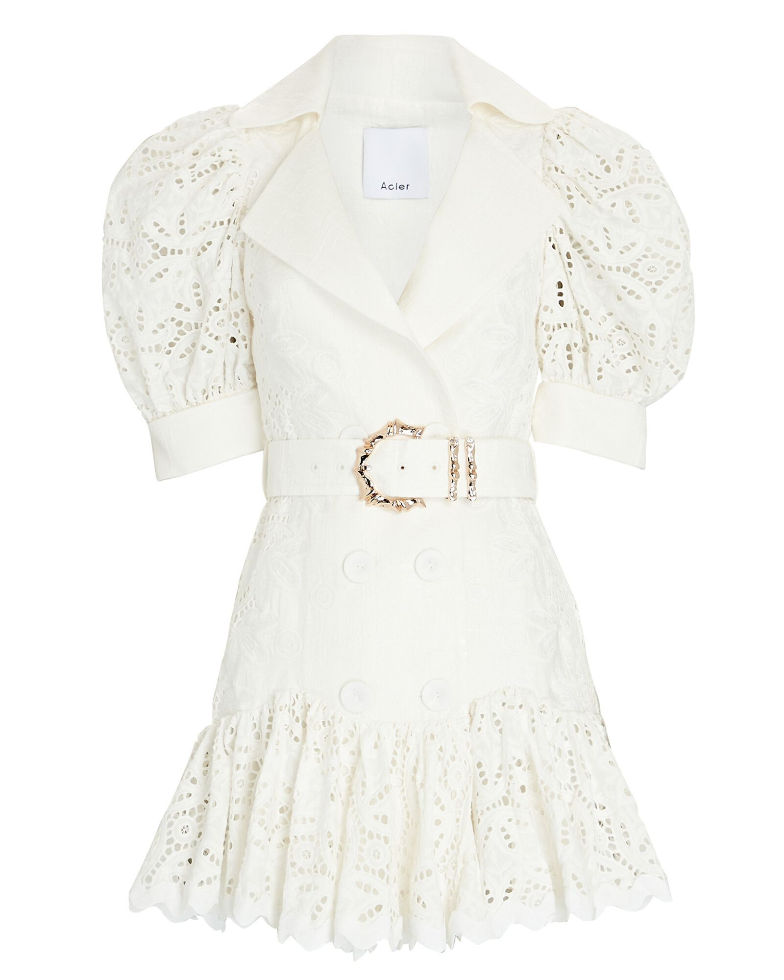 Sierra Belted Eyelet Mini Dress | INTERMIX