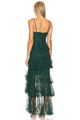 Zelda Fitz Gown in Emerald Green | Revolve Clothing (Global)
