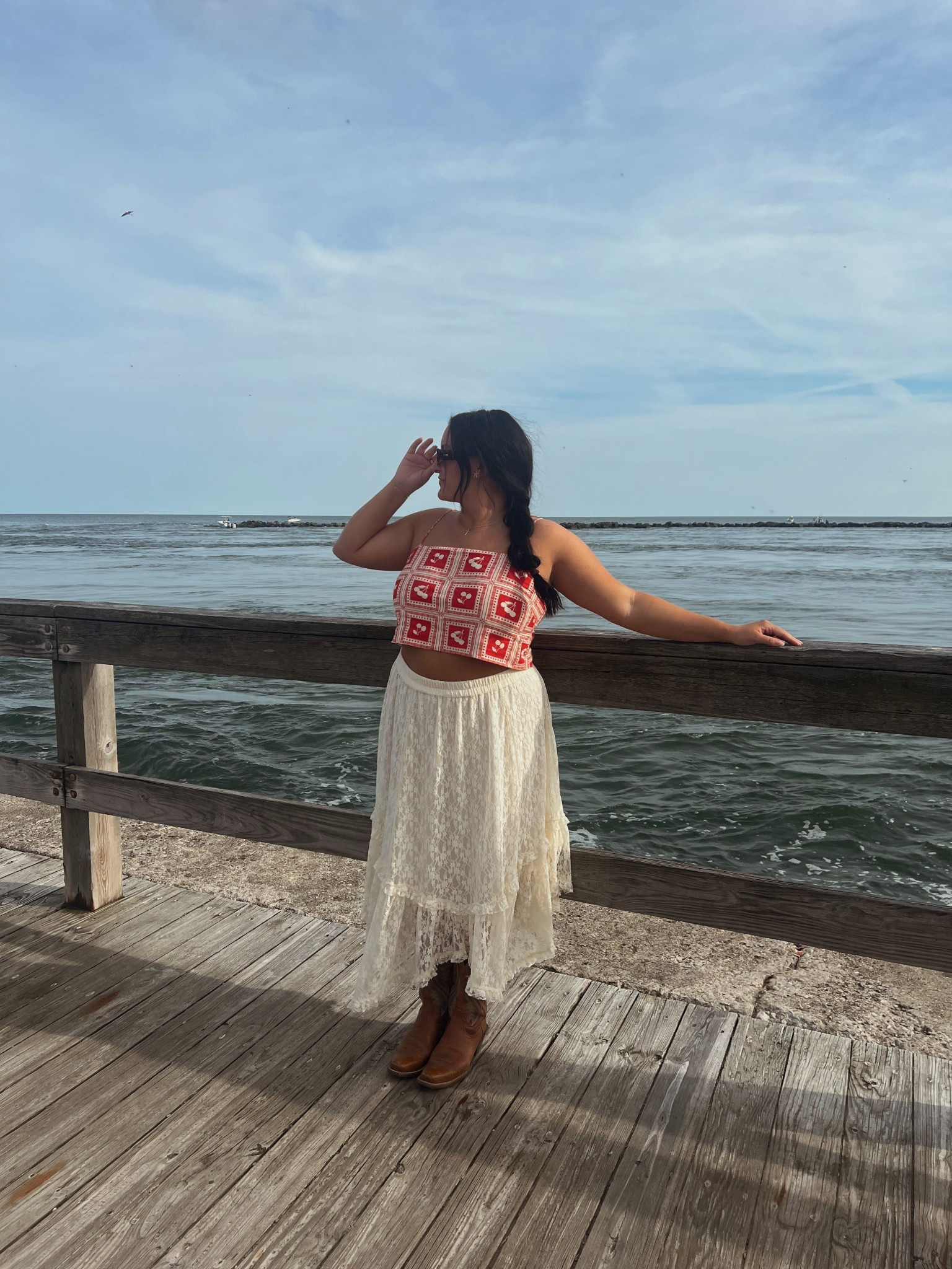 Top | L
Skirt | M
Boots | tts

#LTKSummerEdit #LTKMidsize #LTKStyleTip