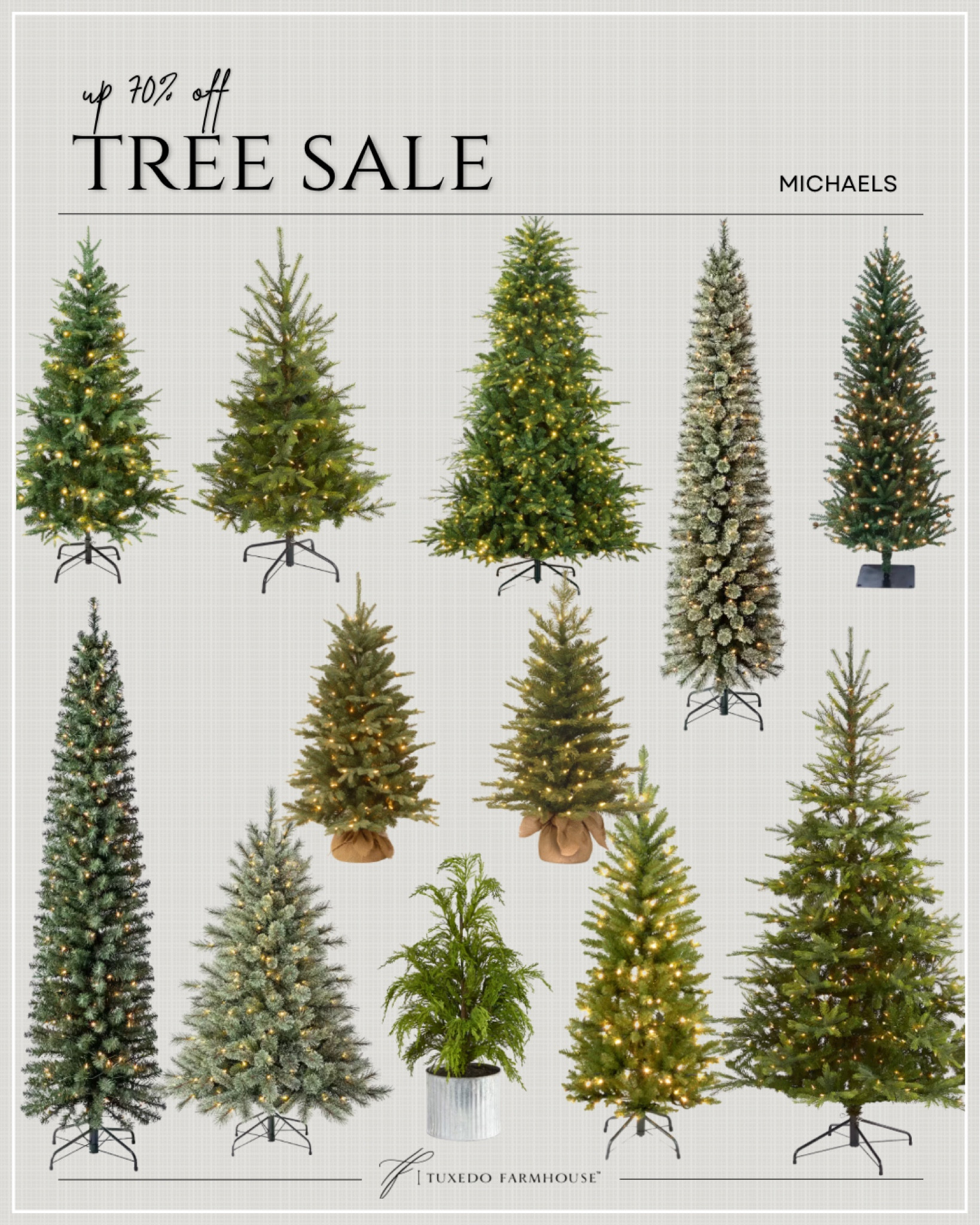 Michaels Tree Sale!

Stunning artificial trees to crown your holiday season for years to come!

Seasonal, home decor, holiday, winter, Christmas, trees

#LTKHome #LTKHoliday #LTKSeasonal