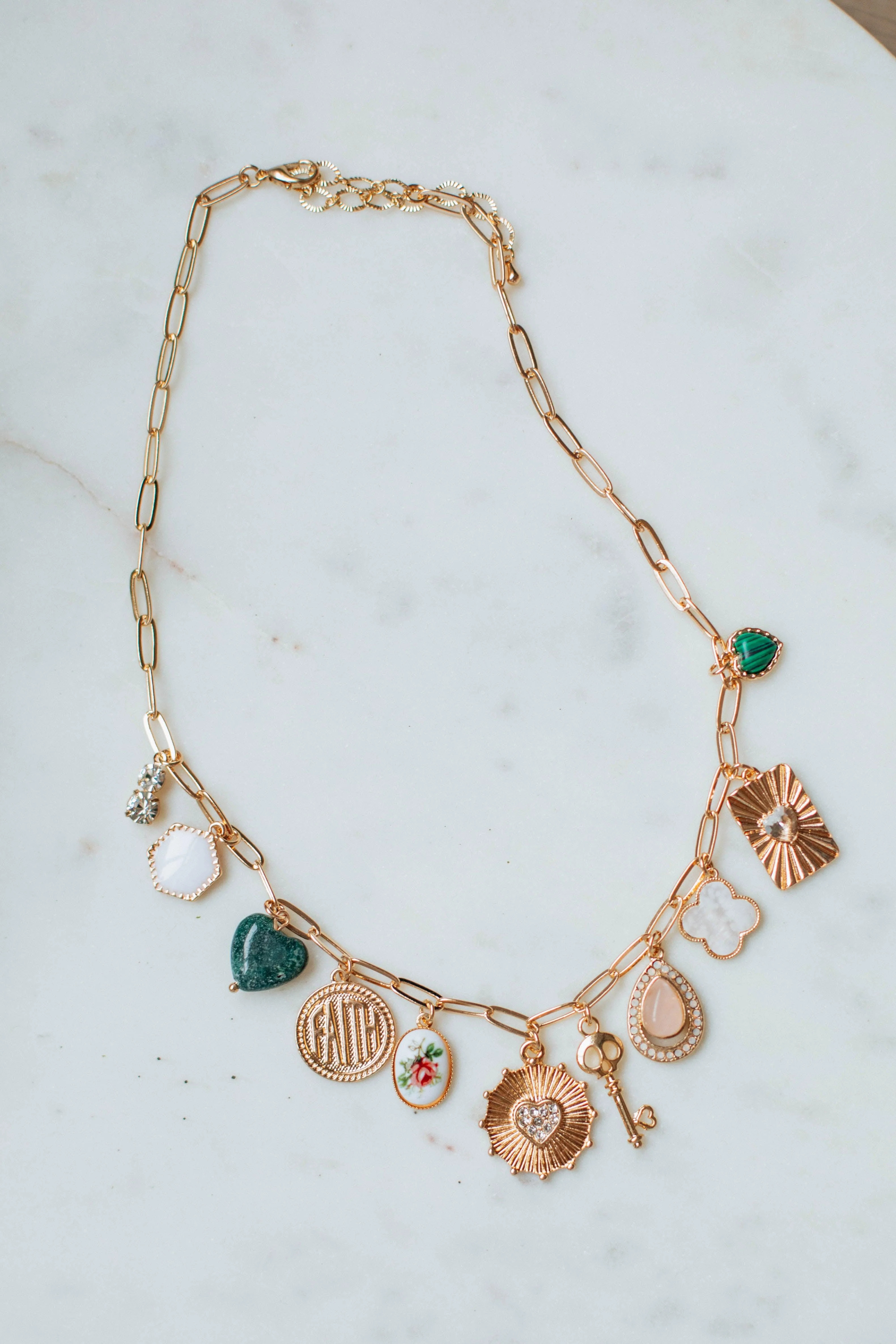 Leave You Charmed Necklace | Wild Oak Boutique