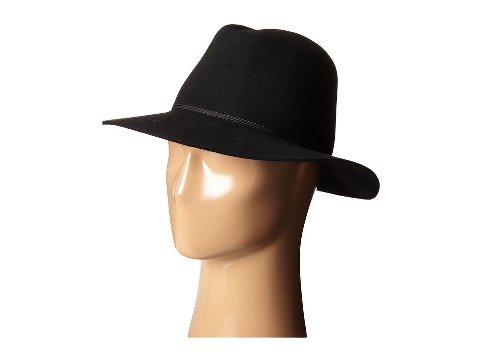 Hat Attack - Water Resistant Wool Felt (Black) Caps | Zappos