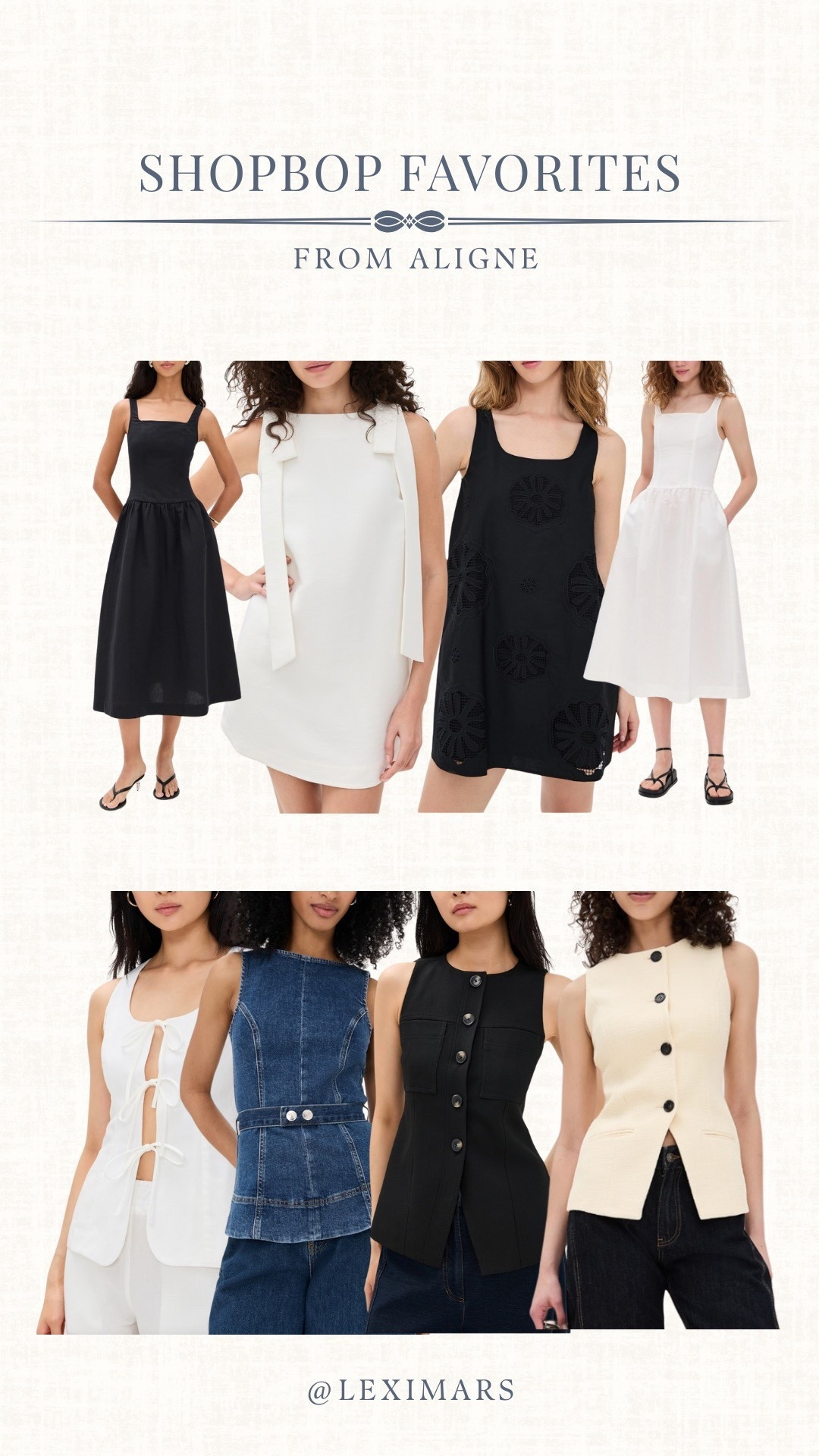 Shopbop favorites from Aligne 🤍

#LTKStyleTip #LTKTravel #LTKSummerEdit