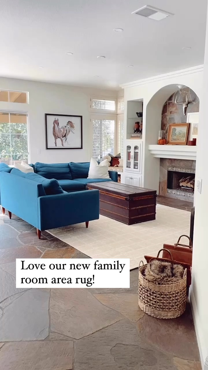 Loving this new family room area rug! Comes in more sizes and colors but this is the beige color in 9x12. 

It’s 100% wool and really pretty! 

#arearug #livingroom


#LTKStyleTip #LTKHome #LTKVideo