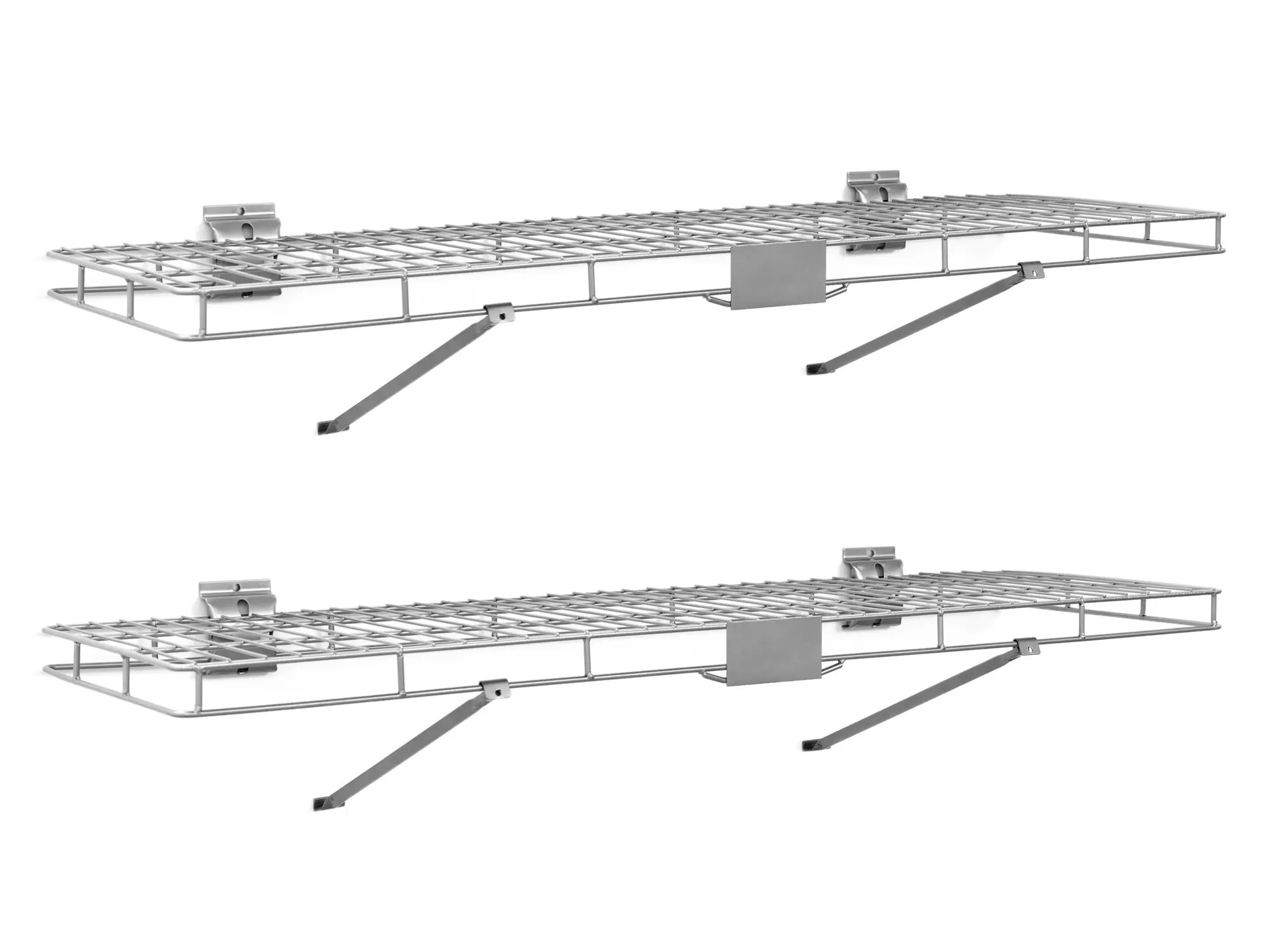 NewAge Products Wire Shelves 2 -Piece 47.9-in Silver Steel Shelf one_size | 51794 | Lowe's