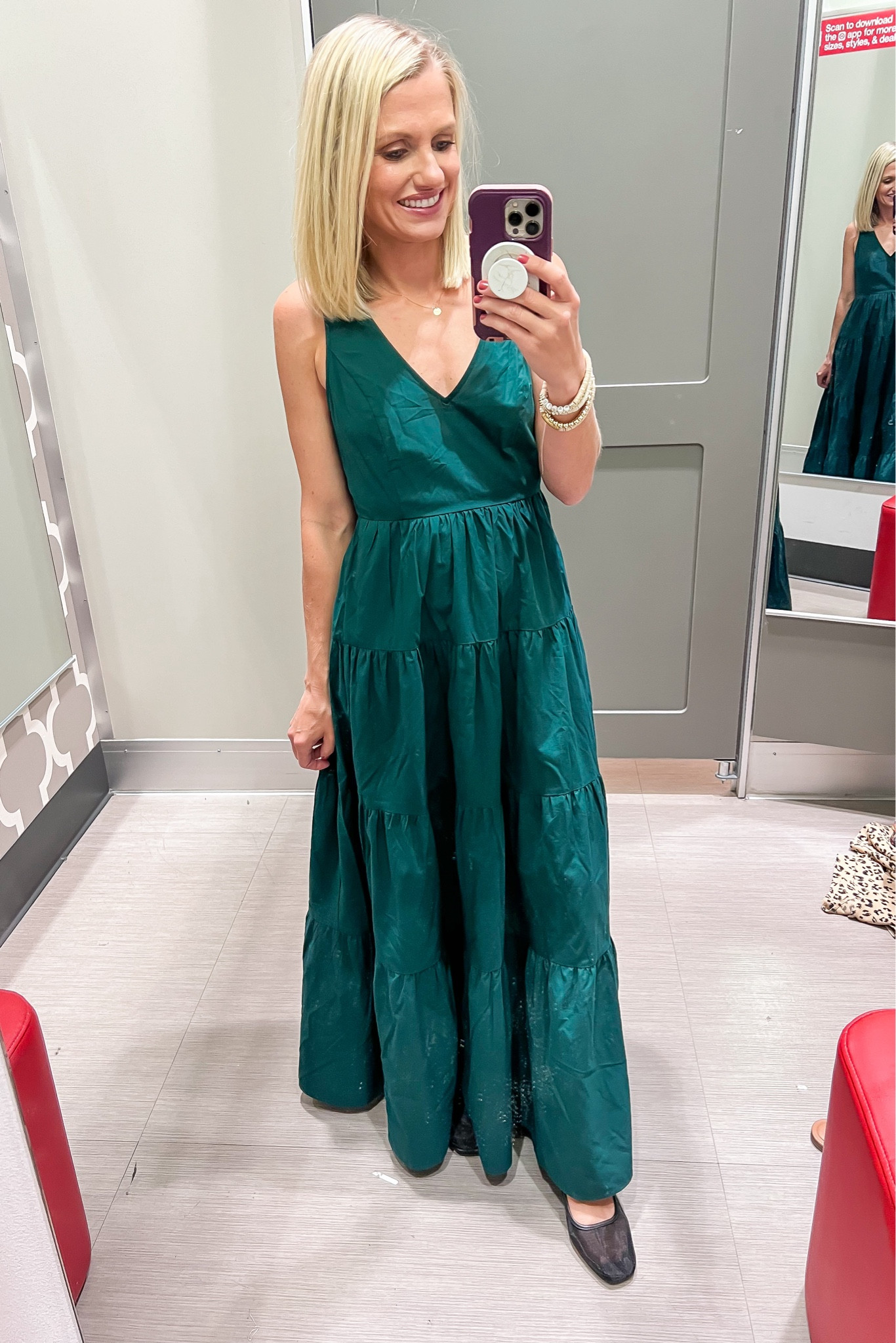 Target green maxi dress! This dress is so pretty on! I think it would make the perfect fall wedding guest dress! I’m wearing an xsmall  

#LTKFindsUnder50 #LTKWedding #LTKStyleTip