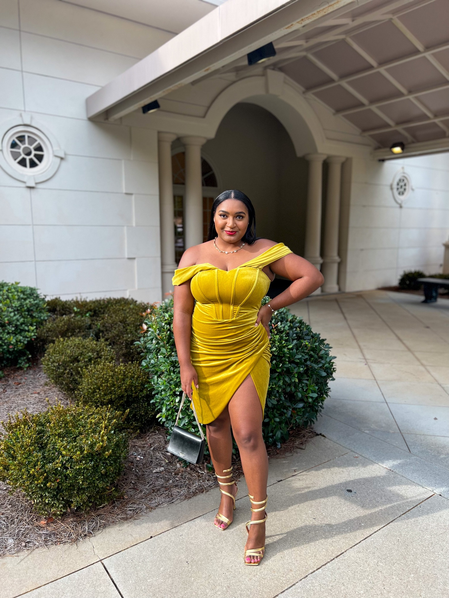 Fall Wedding Dress inspiration! Wearing warm hues and velvet textures is a sure way to stand out! 

#LTKwedding #LTKstyletip