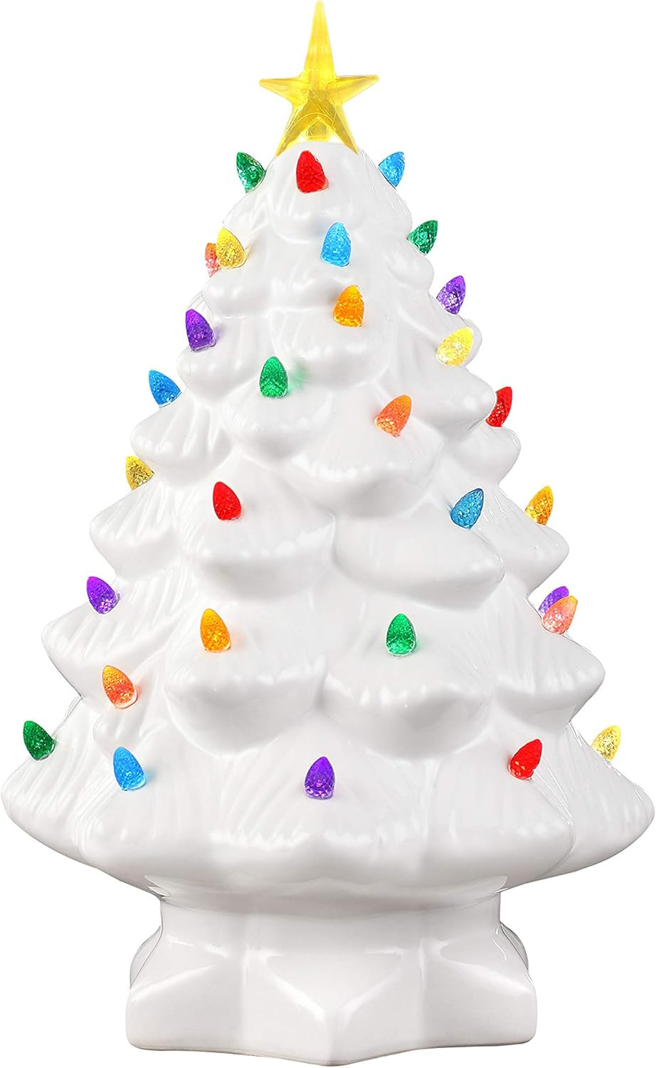 Mr. Christmas White 14" Nostalgic Tree, 14 Inch | Amazon (US)