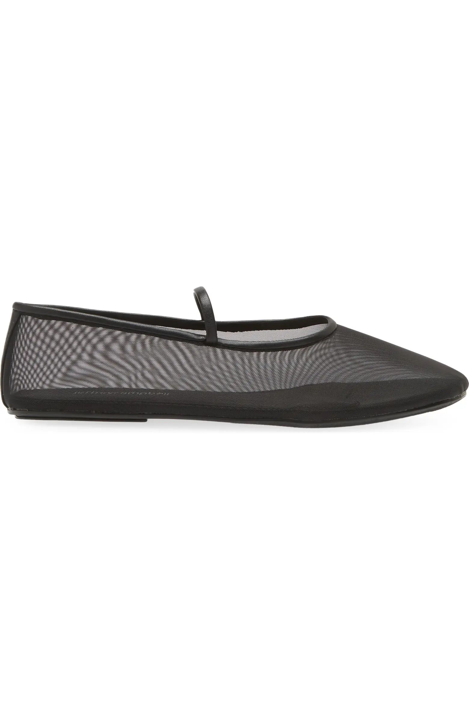 Mesh Mary Jane Flat (Women) | Nordstrom