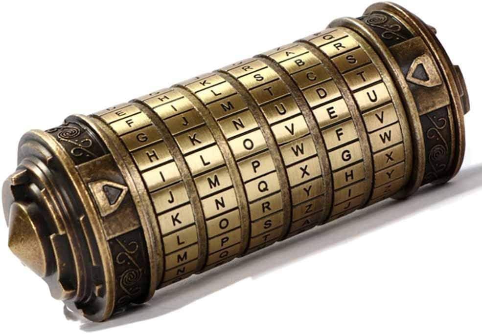 Cryptex Da Vinci Code Mini Cryptex Lock Puzzle Boxes with Hidden Compartments Anniversary Valenti... | Amazon (US)