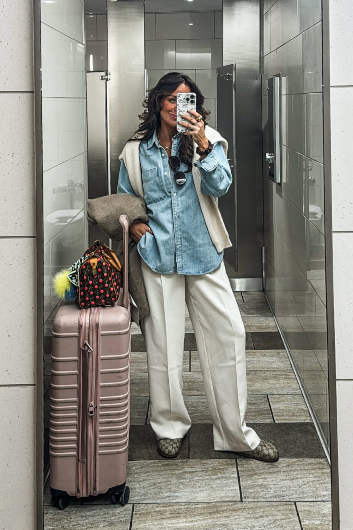 Travel airport outfit of the day! In size 2 pants S top! Go UP half a size in the clogs!

#LTKFindsUnder50 #LTKFindsUnder100 #LTKStyleTip