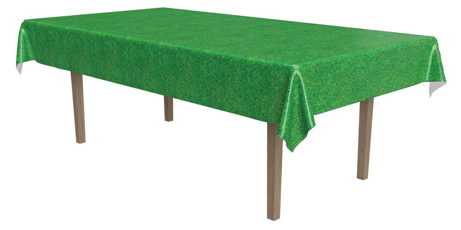 Beistle Disposable Plastic Print Rectangular Tablecloth Grass Tablecover Party Accessory (1 Count... | Amazon (US)