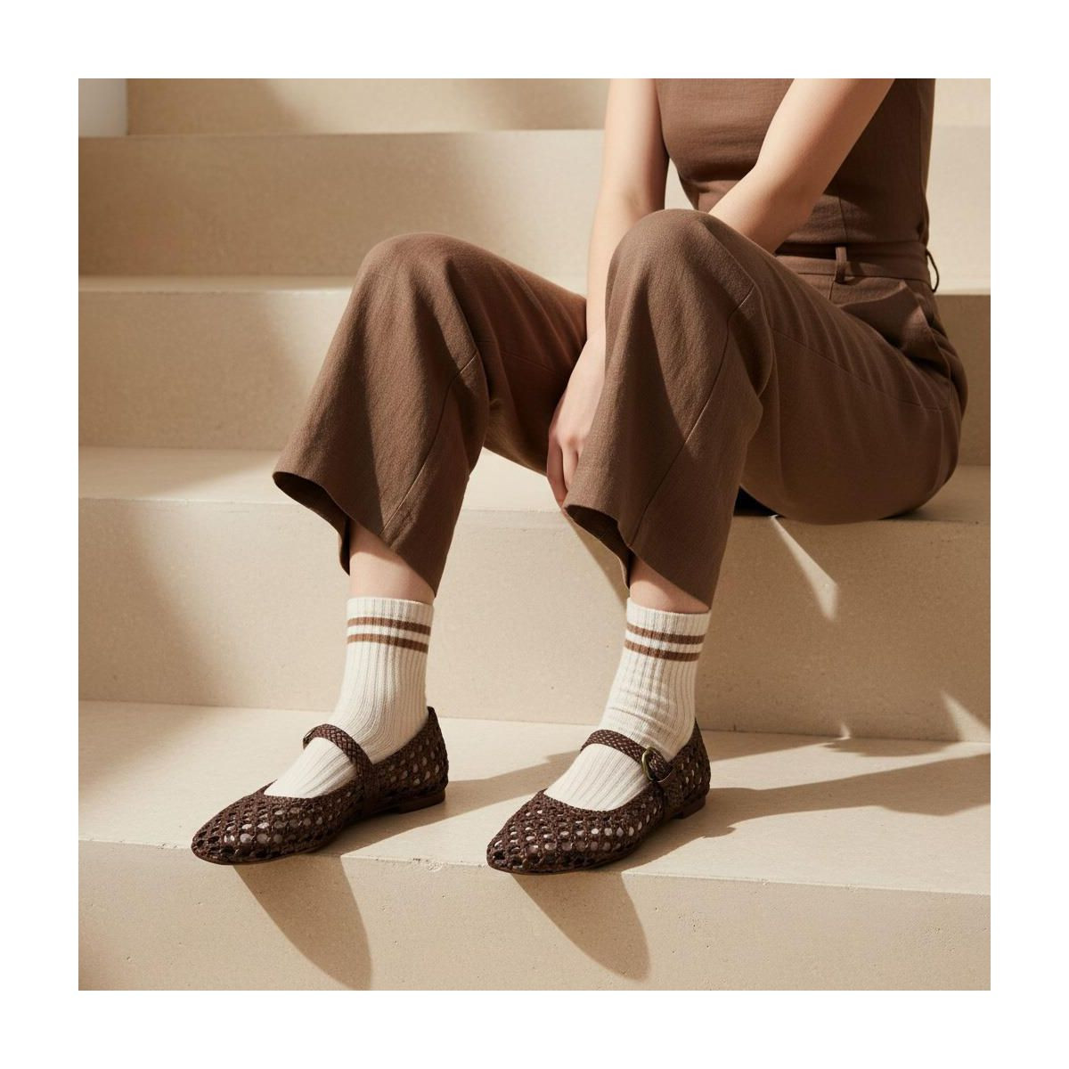 CUSHIONAIRE Weston Women\u2019s Hand Woven Dressy Ballet Flats \u2013 Faux Leather Mary Jane with... | Target