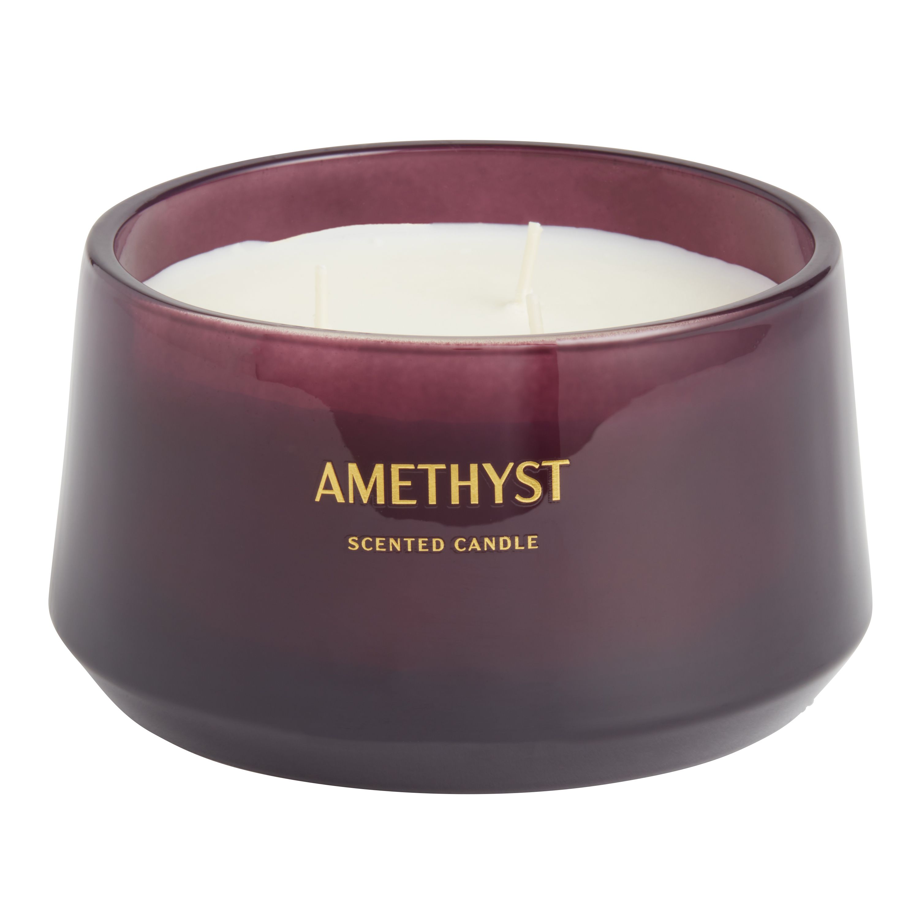 Gemstone Amethyst 3 Wick Scented Candle | World Market