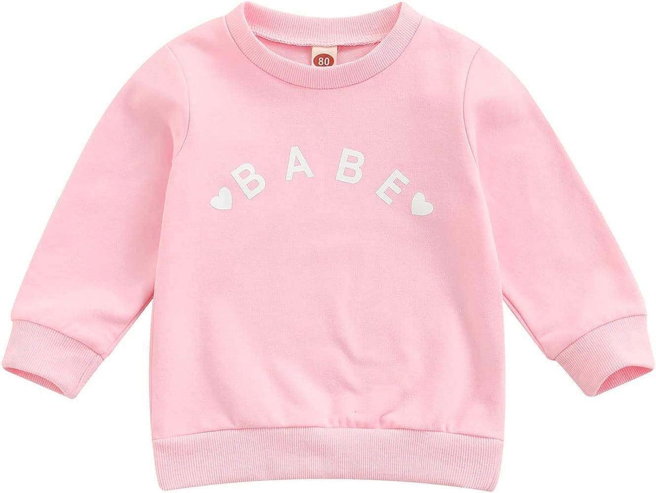 Infant Toddler Baby Girl Pullover Sweatshirt Mamas&Daddys Girl Long Sleeve Shirts Tops Spring Fall O | Amazon (US)