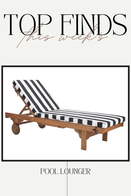 Outdoor furniture, pool, lounger for patio, wooden patio furniture, outdoor pool furniture 

#LTKhome #LTKSeasonal