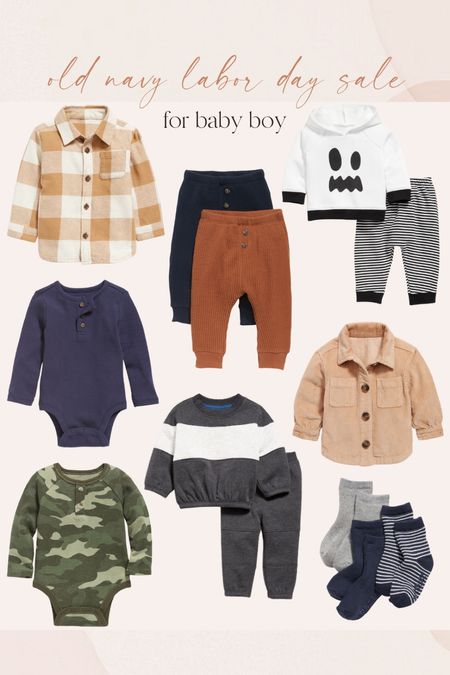 Old navy Labor Day sale for baby boy! 

#LTKbaby #LTKSeasonal #LTKSale