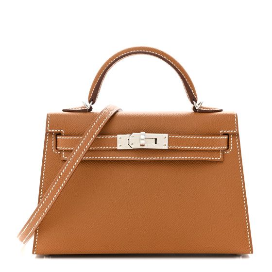 Hermes Epsom Mini Kelly Sellier 20 Gold | FASHIONPHILE (US)