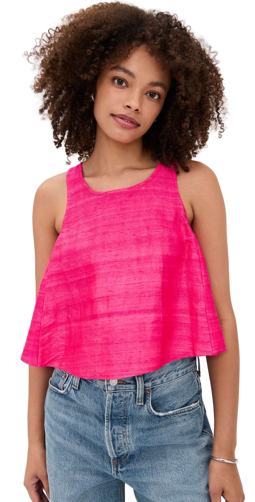 Coniglio Palm Beach Shift Silk Tank Wild Strawberry One Size | Shopbop